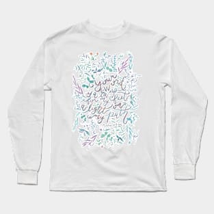 Your Word is a Lamp - Psalm 119:105 Long Sleeve T-Shirt